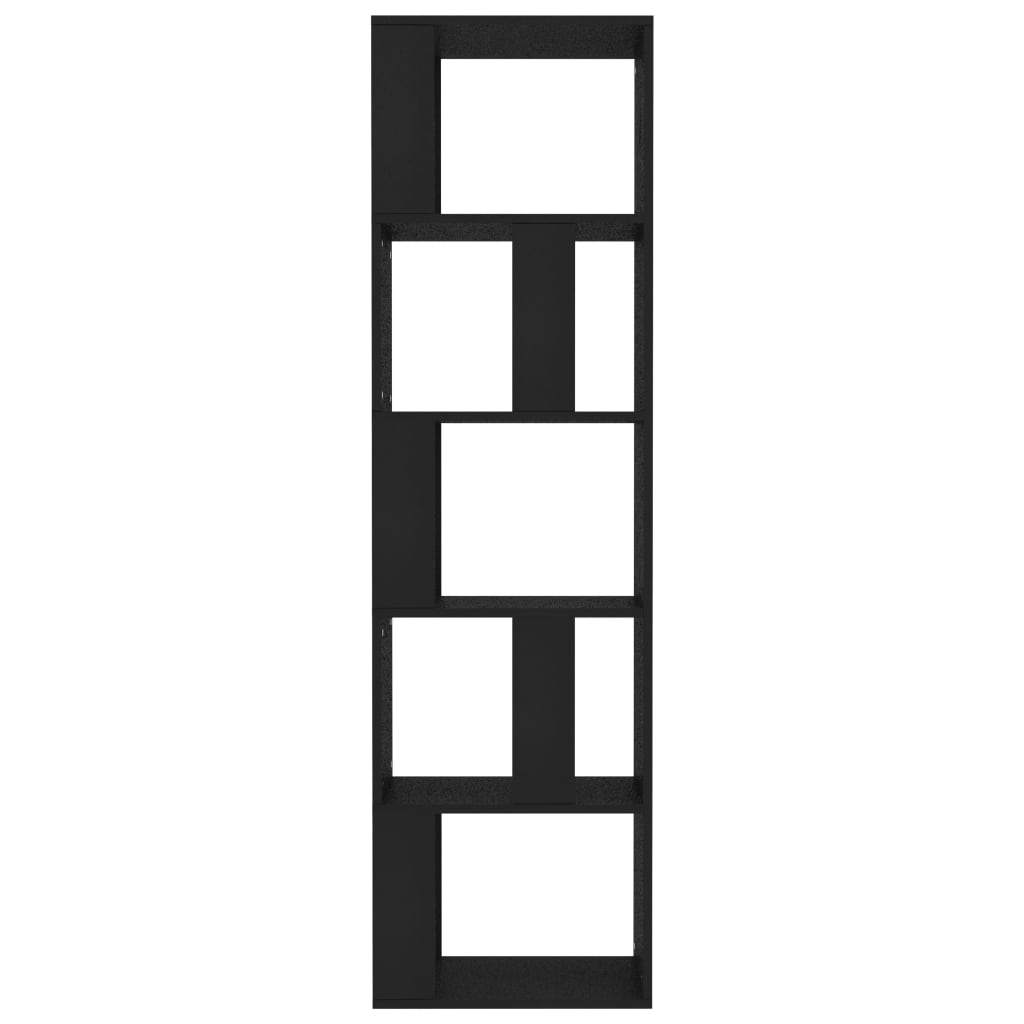 5 Fächern Bücherregal Raumteiler Standegal Wandregal Regal Büroregal 45x24x160cm - Produktbild 5