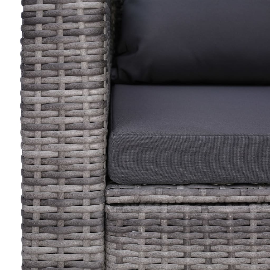 Gartensofa Ecksofa Poly Rattan Sessel 2 3 4-Sitzer-Sofa Loungemöbel Sitzgruppe - Produktbild 4