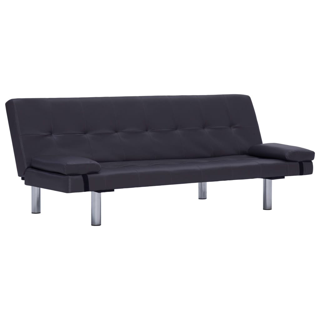 Designer Sofa 2er 3er Couch mit Schlaffunktion - Kissen Premium Polsterung Set