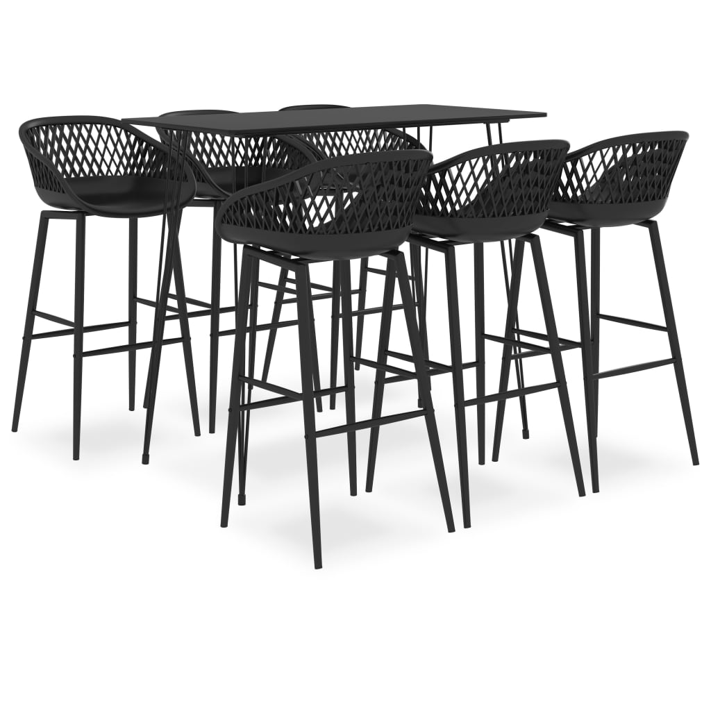 Modern Breakfast Bar Table and Stools Chairs Kitchen Dining Room Furniture Set