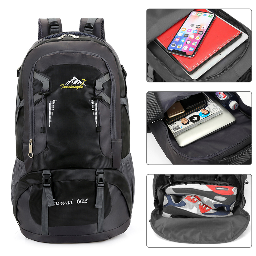 40 60 80 100L Hiking Camping Backpack Waterproof Travel Luggage ...