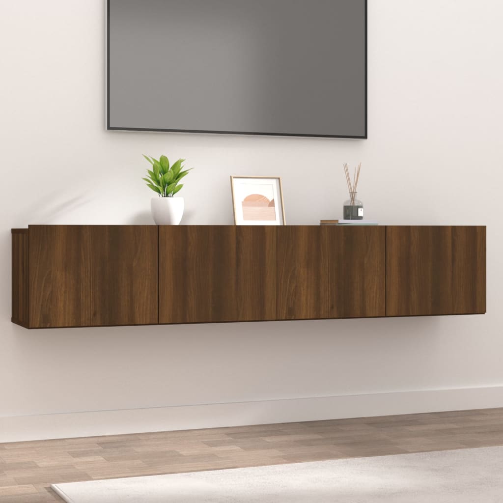 1/2 Stk. TV Schrank Lowboard hängend Schrank Unterschrank Holzwerkstoff DE