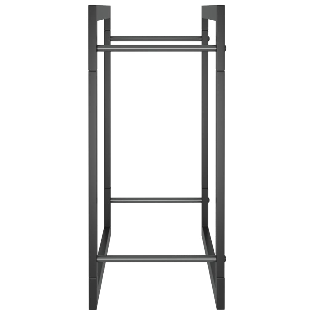Feuerholzhalter Holzablage Kaminholzregal Stapelhilfe Metall Brennholzständer - Produktbild 3
