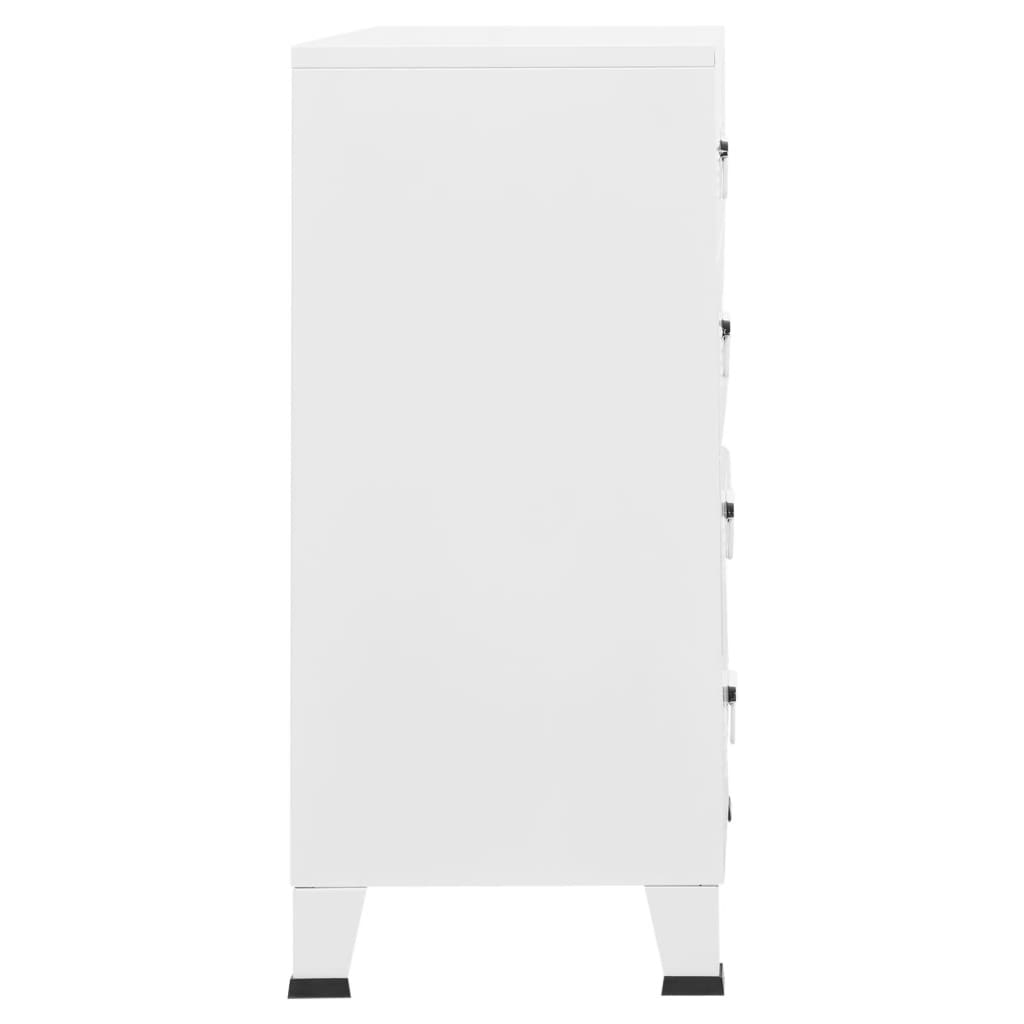 Schubladenschrank Metall Kommode Beistellkommode Flurschrank Schrank Sideboard - Produktbild 3