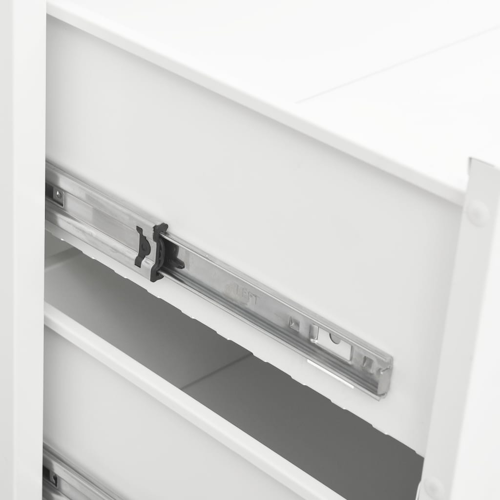 Schubladenschrank Metall Kommode Beistellkommode Flurschrank Schrank Sideboard - Produktbild 7