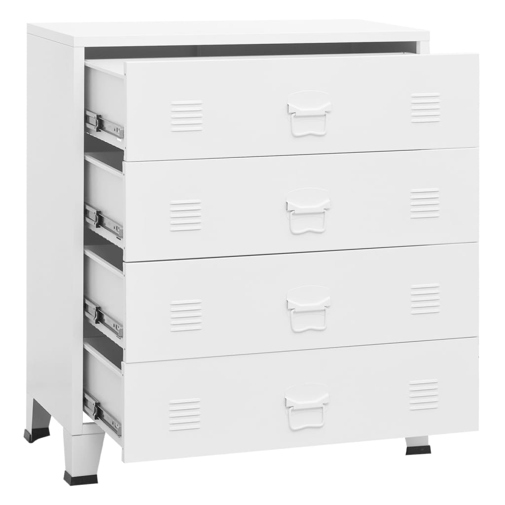 Schubladenschrank Metall Kommode Beistellkommode Flurschrank Schrank Sideboard - Produktbild 5