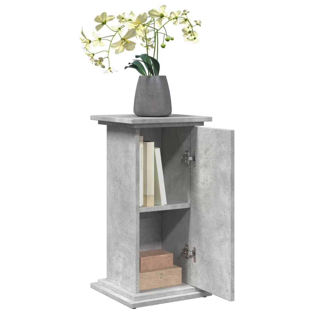 Blumensäule Dekosäule Podest Blumenständer Blumen mit Stauraum Holzwerkstoff
