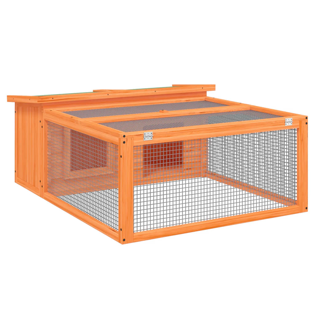 Kaninchenstall Freilauf Auslauf Gehege Stall mit Haus Kaninchen Hasenkäfig - Produktbild 1