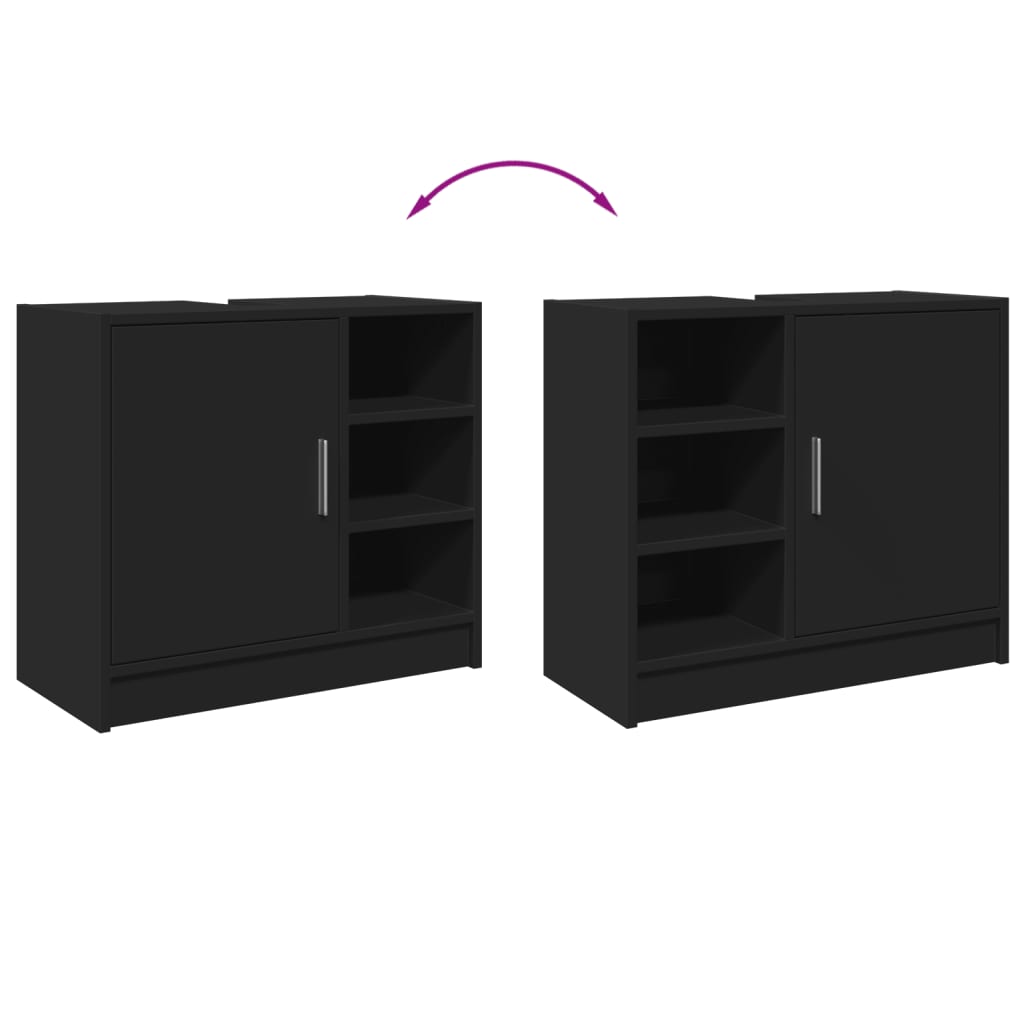Waschbeckenunterschrank Badschrank Unterschrank Badmöbel Holzwerkstoff - Produktbild 8