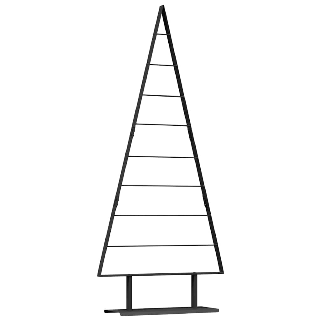Metall Weihnachtsbaum mit Ständer Schwarz Stahl Metallbaum Moderner vidaXL - Produktbild 1