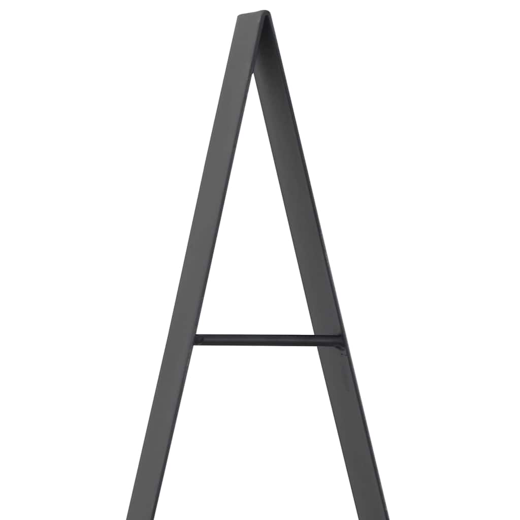 Metall Weihnachtsbaum mit Ständer Schwarz Stahl Metallbaum Moderner vidaXL - Produktbild 5
