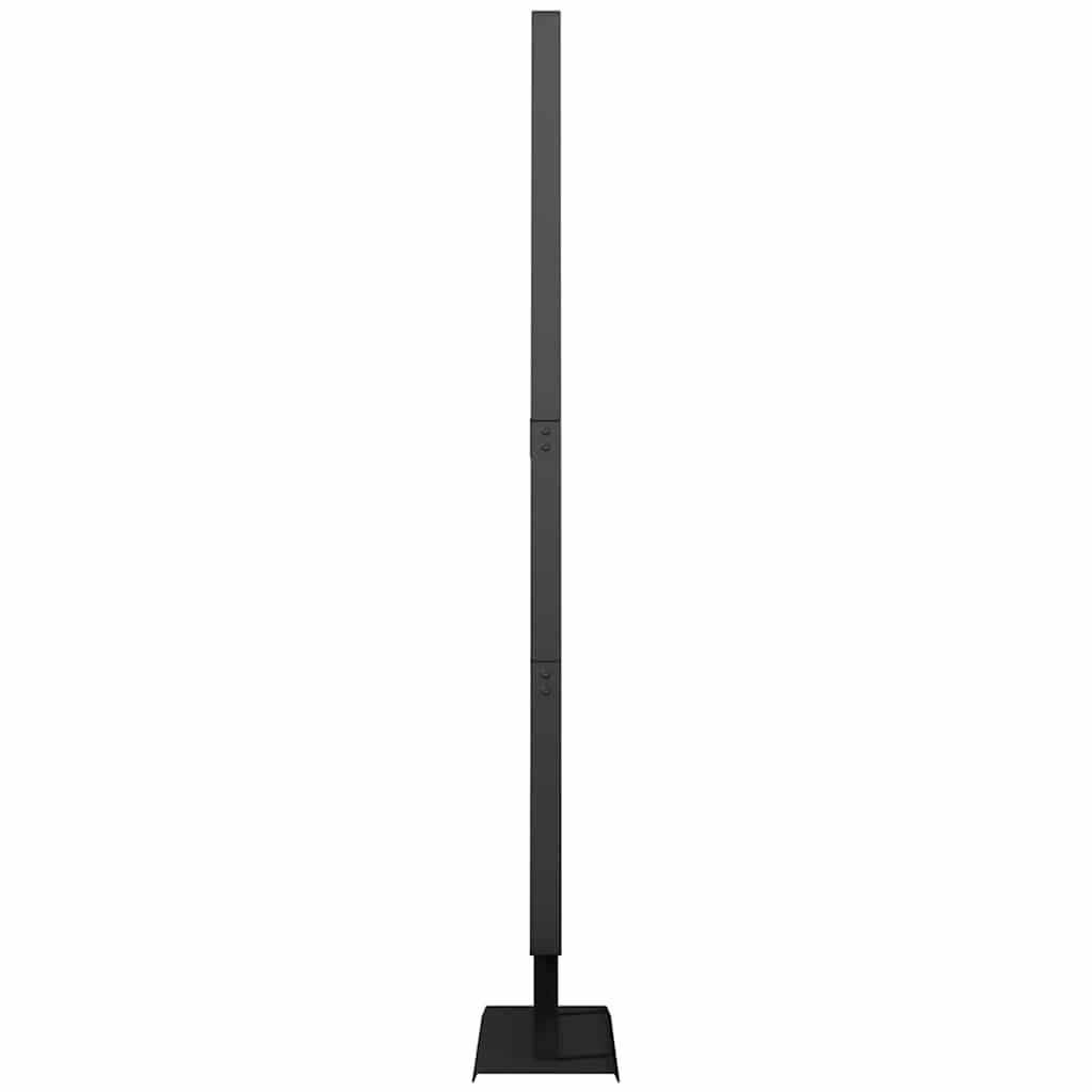 Metall Weihnachtsbaum mit Ständer Schwarz Stahl Metallbaum Moderner vidaXL - Produktbild 4
