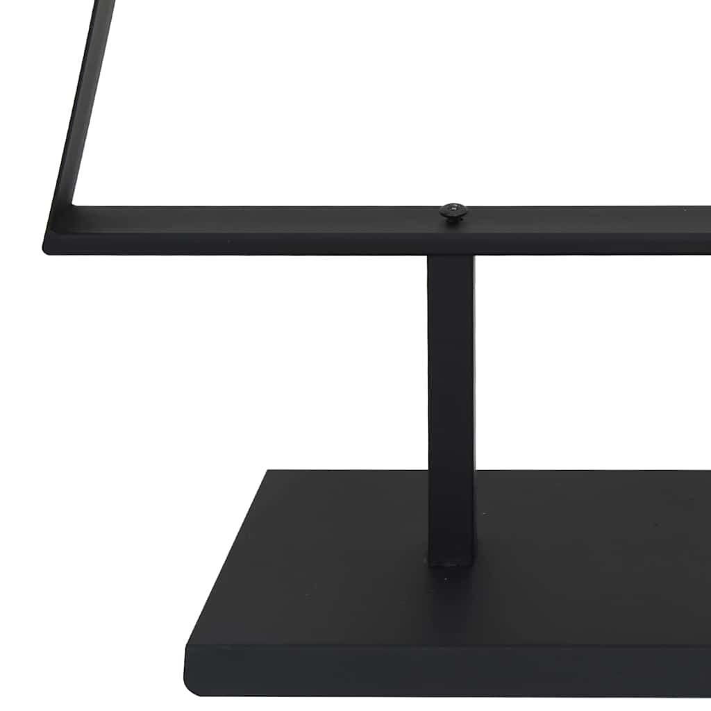 Metall Weihnachtsbaum mit Ständer Schwarz Stahl Metallbaum Moderner vidaXL - Produktbild 6
