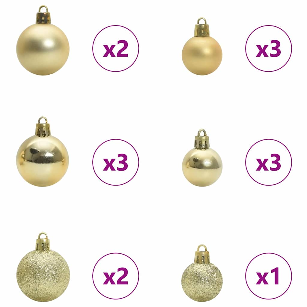 Künstlicher Weihnachtsbaum mit Ständer Grün PE und PVC Baum Indoor vidaXL - Produktbild 3