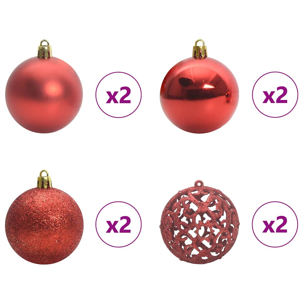 Künstlicher Weihnachtsbaum mit Ständer Grün PE und PVC Baum Indoor vidaXL - Produktbild 8