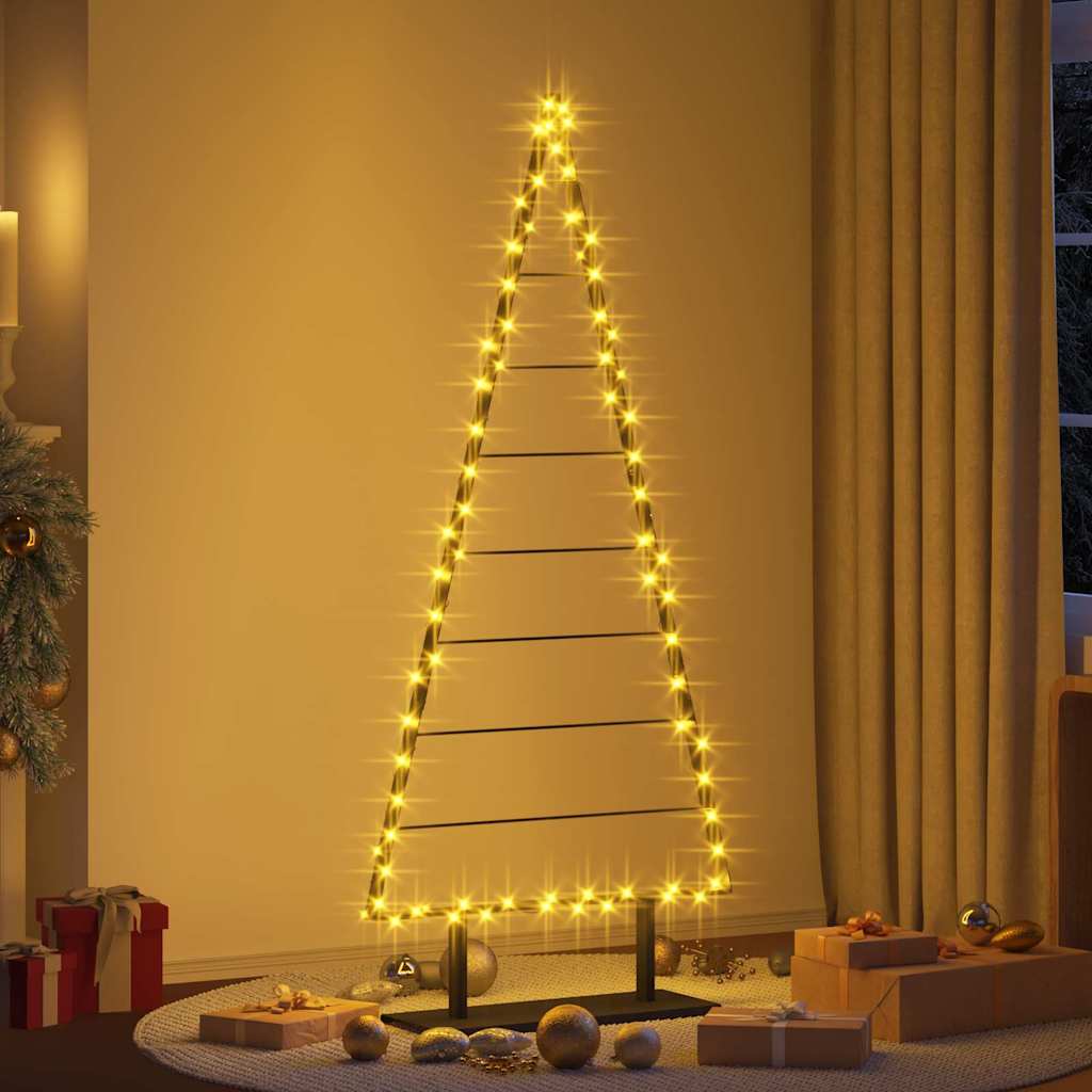 Metall Weihnachtsbaum mit Ständer Schwarz Stahl Metallbaum Moderner vidaXL - Produktbild 2