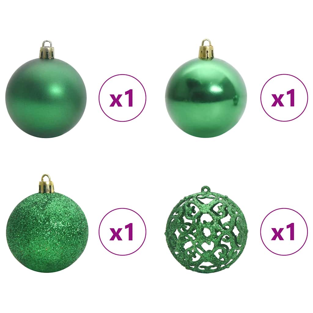 Künstlicher Weihnachtsbaum mit Ständer Grün PE und PVC Baum Indoor vidaXL - Produktbild 9