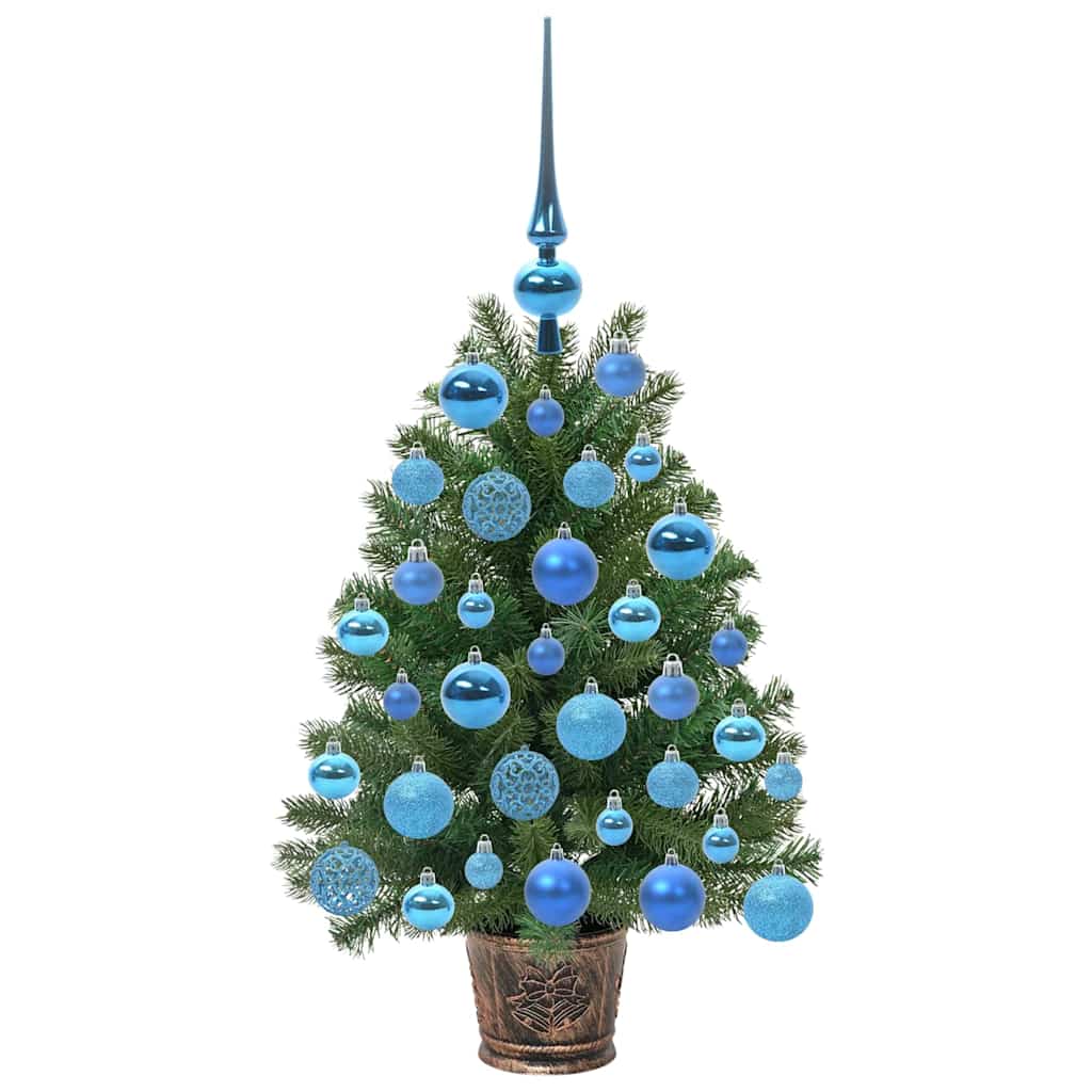 Künstlicher Weihnachtsbaum mit Ständer Grün PE und PVC Baum Indoor DE - Produktbild 3