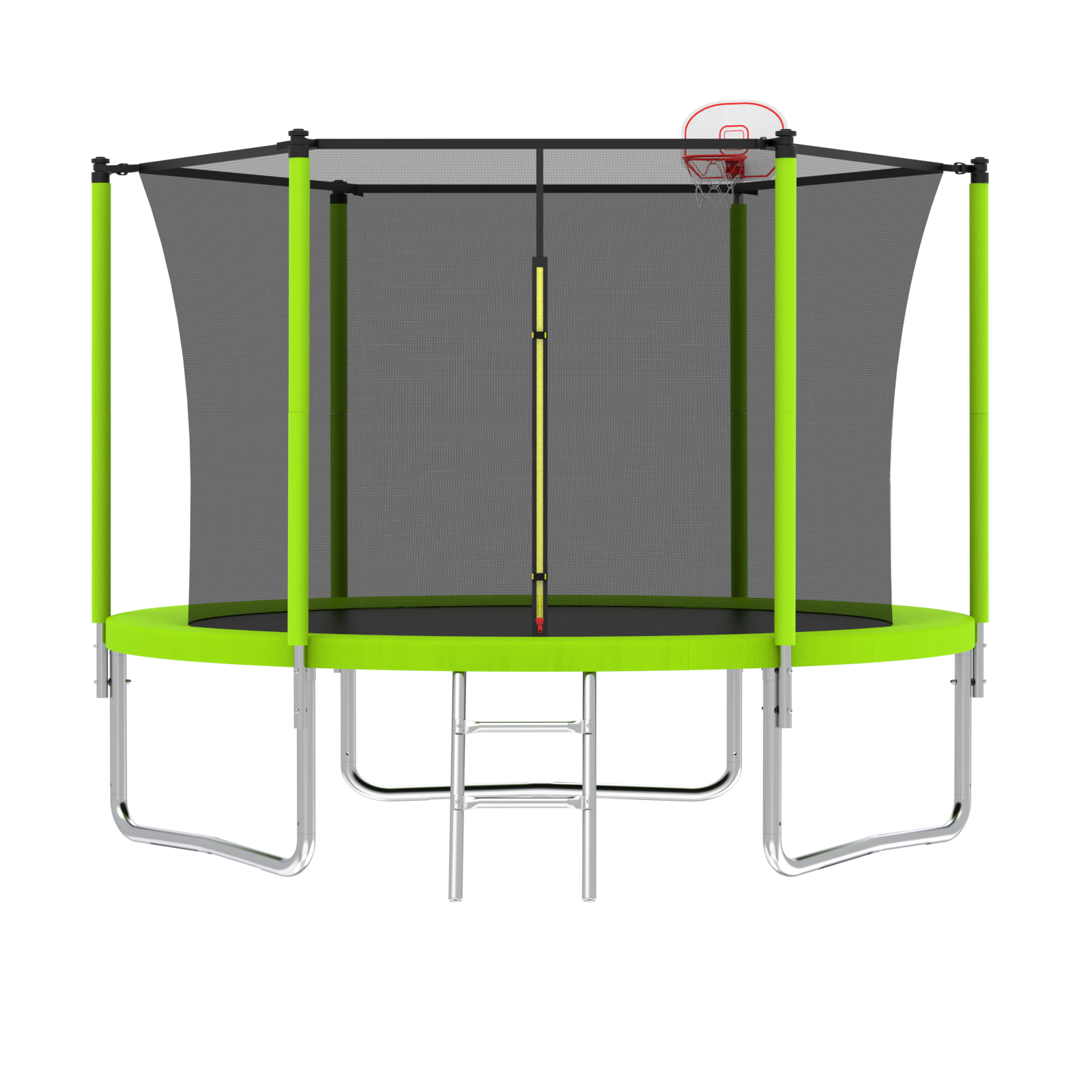 10ft Trampoline with Ladder Adults Kids Outdoor ASTM Approved Safety Trampolines