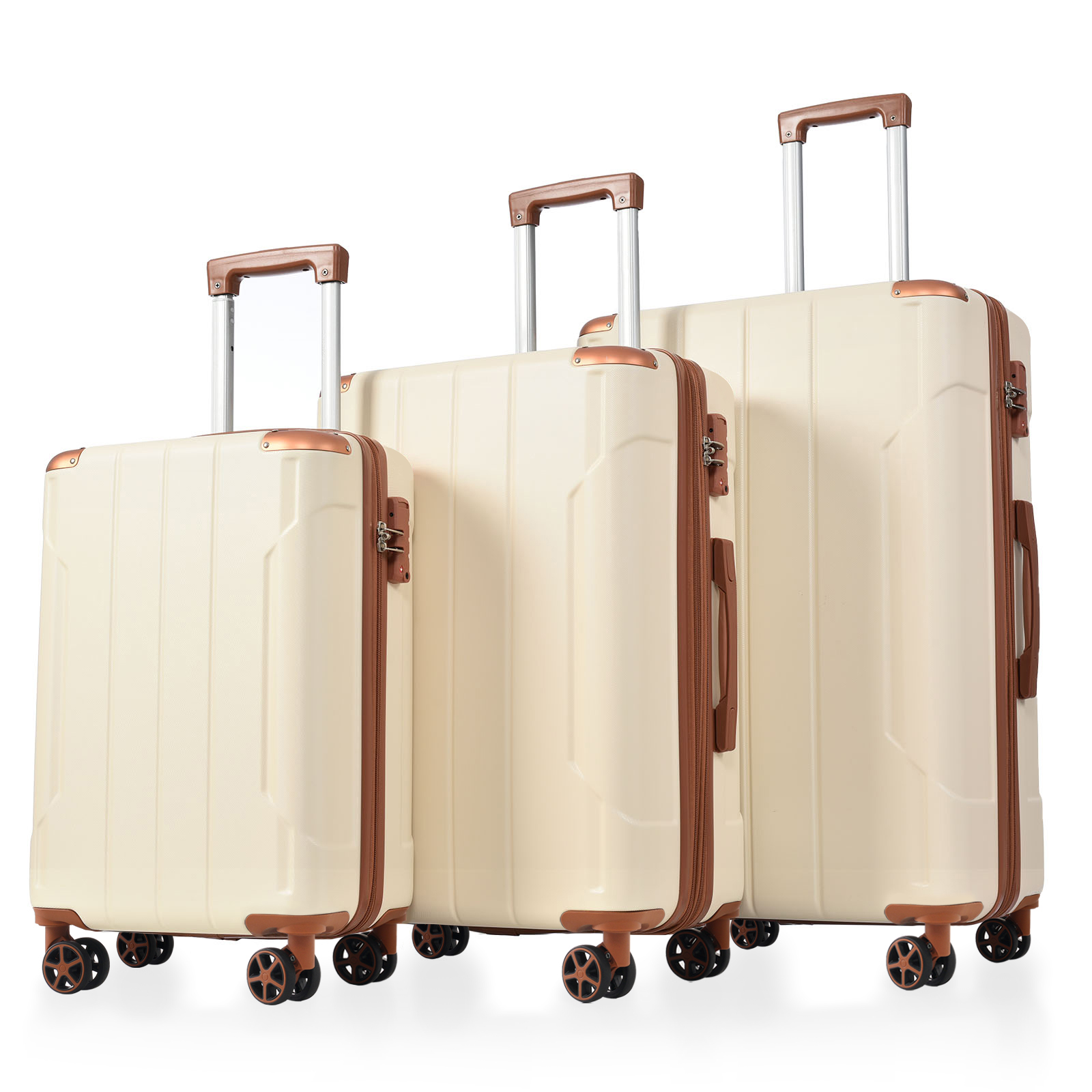 Hardshell Luggage Set Carry-on Travel Luggage Suitcase with TSA Lock 20/24/28”