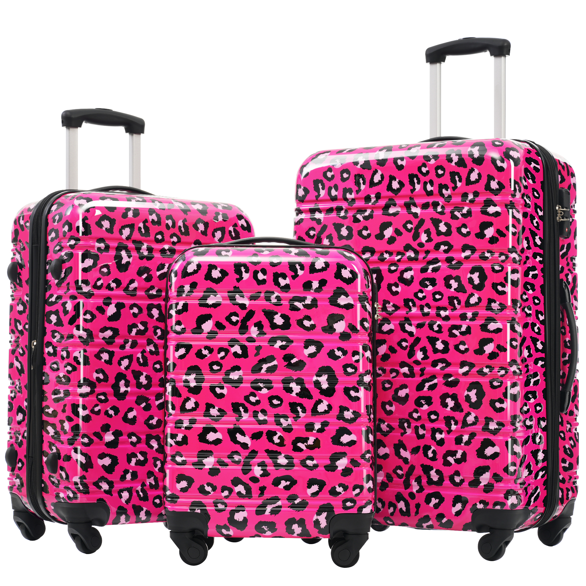 Set Hardshell Carry On Suitcase With Spinner & Tsa 20''24''2