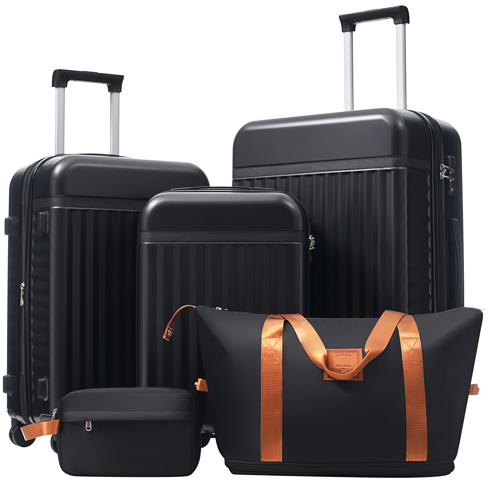Sets Hardshell Suitcase Wheel Luggage With Travel Bag