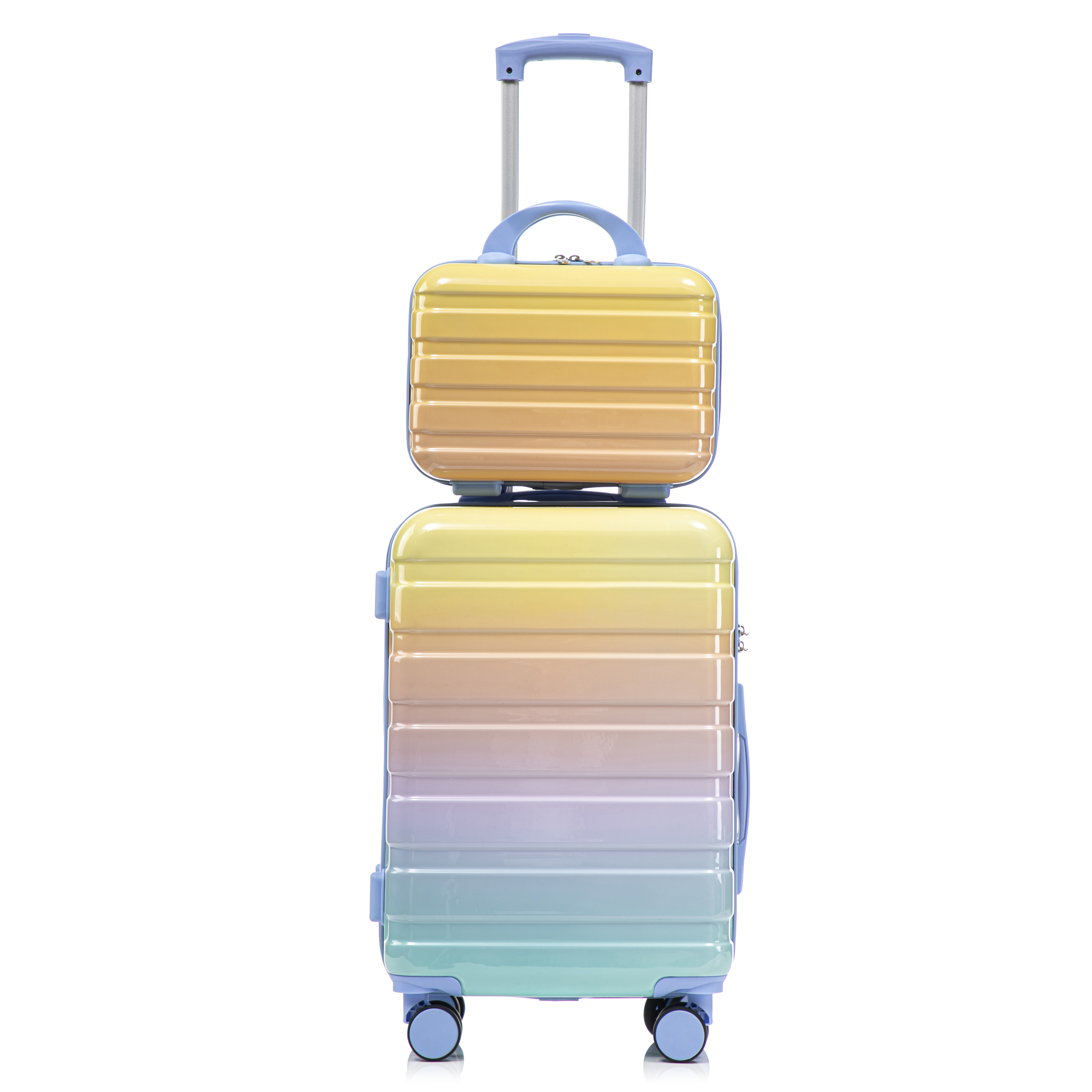 Set Hardshell Carry On Luggage Suitcase W/ Combination Lock 