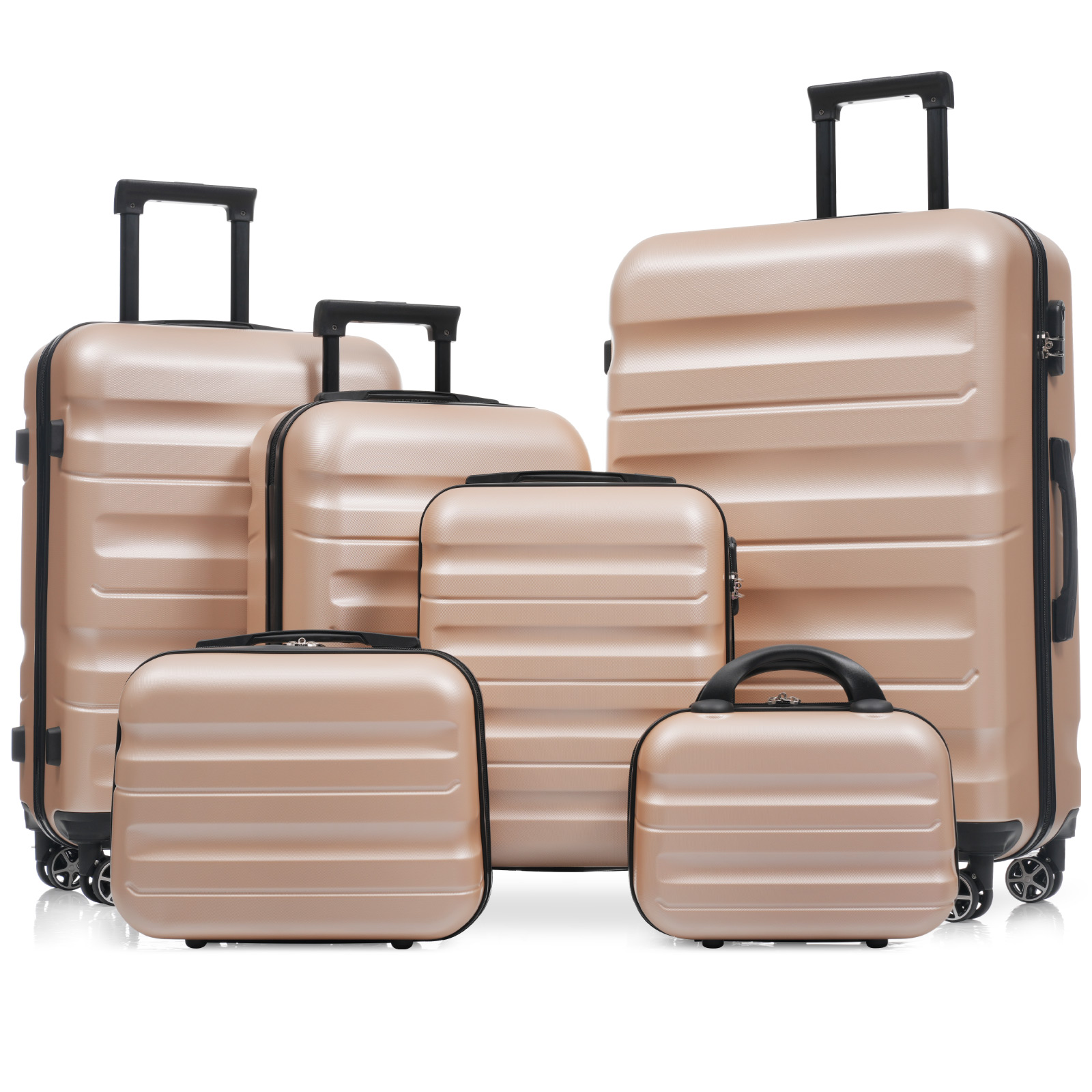 Set Hardshell Carry On Suitcase With Spinner Check-in Sizes 