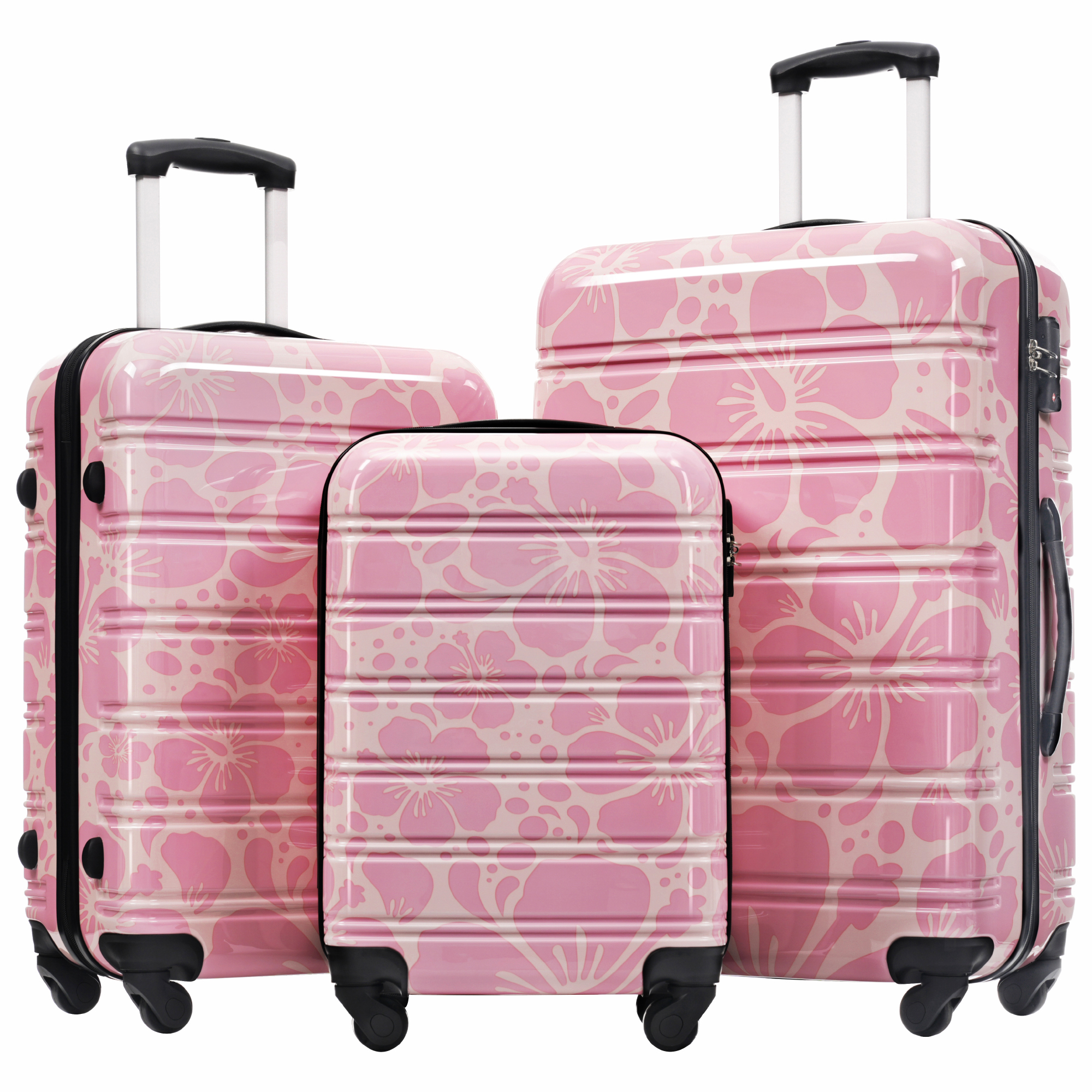 Set Hardshell Carry On Suitcase With Spinner & Lock 20''24''28''