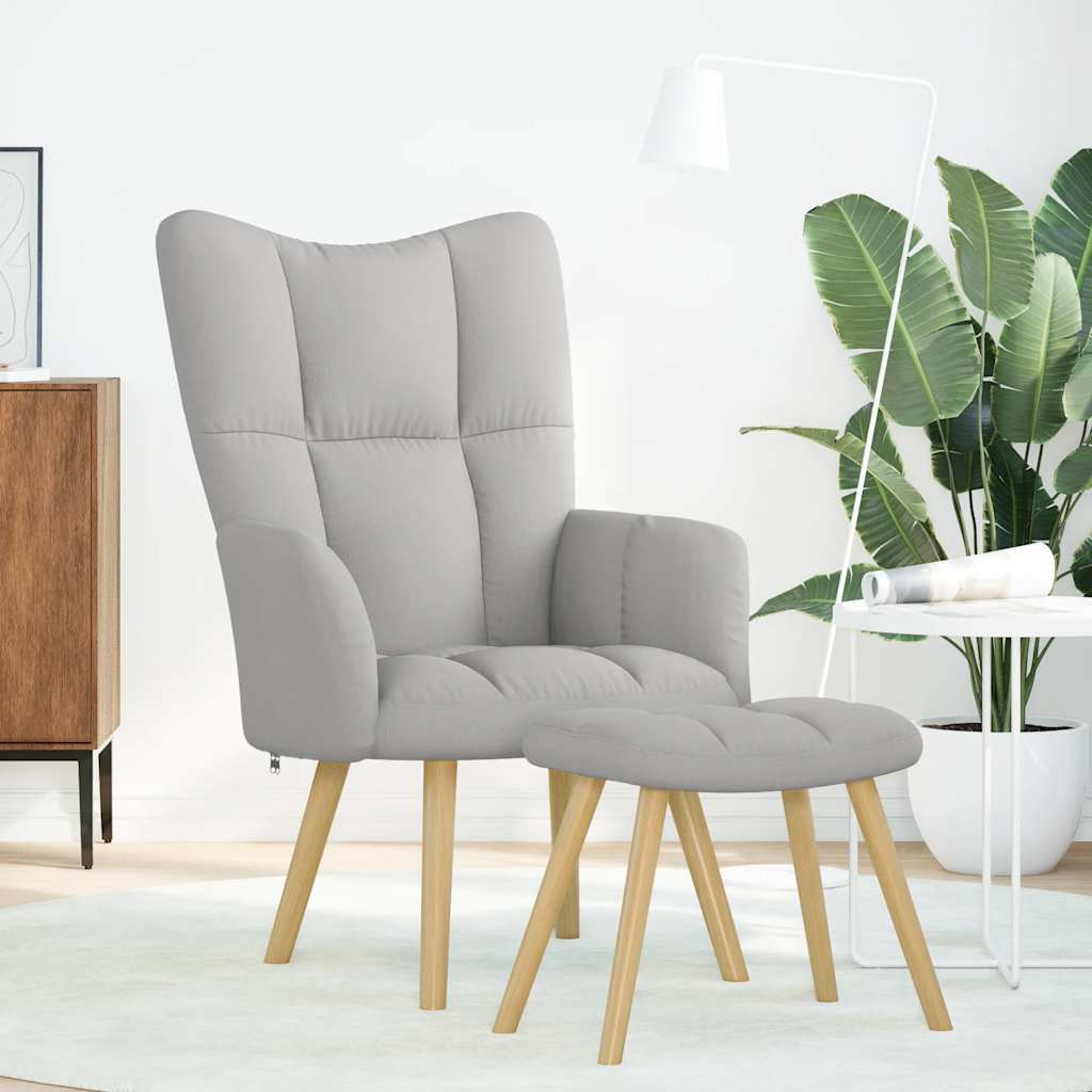 Relaxsessel Stoff Stuhl Polstersessel Liegesessel Polsterstuhl Relaxstuhl Sessel - Produktbild 5