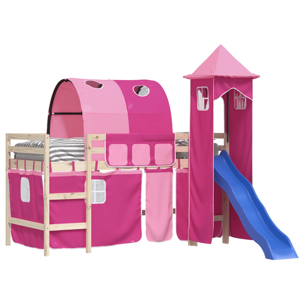 Vorhänge Vorhang Set für Hochbett mit Tunnel Vorhang Set Bettvorhang Polyester - Produktbild 3