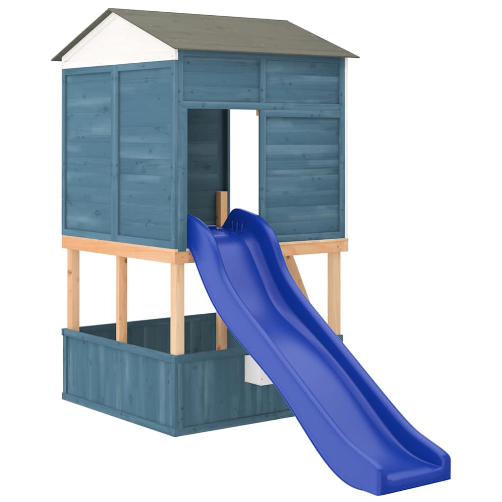 Spielturm Garten Stelzenhaus Kletterturm Spielhaus Massivholz Tanne vidaXL - Produktbild 2