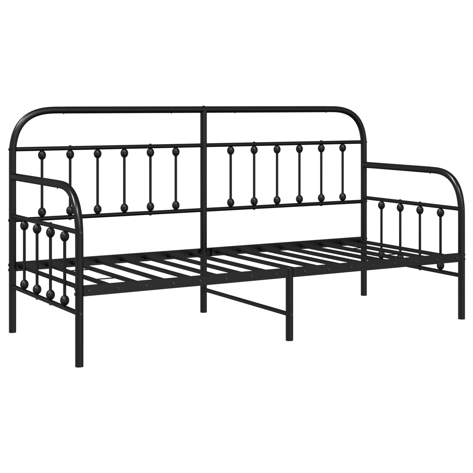 Bettgestell Tagesbett-Rahmen Metall Daybed Bettsofa Metallbett Schlafzimmerbett - Produktbild 1