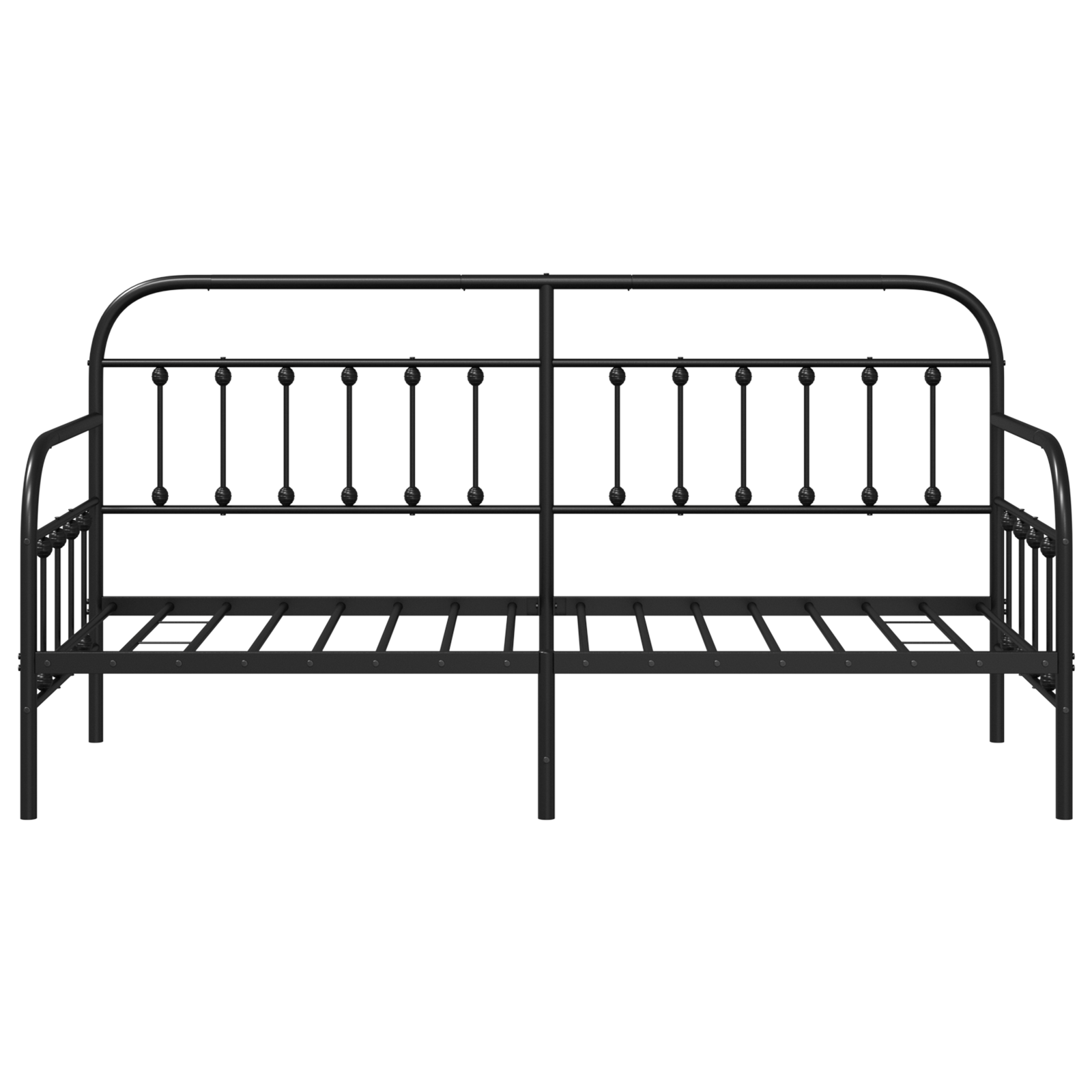 Bettgestell Tagesbett-Rahmen Metall Daybed Bettsofa Metallbett Schlafzimmerbett - Produktbild 4