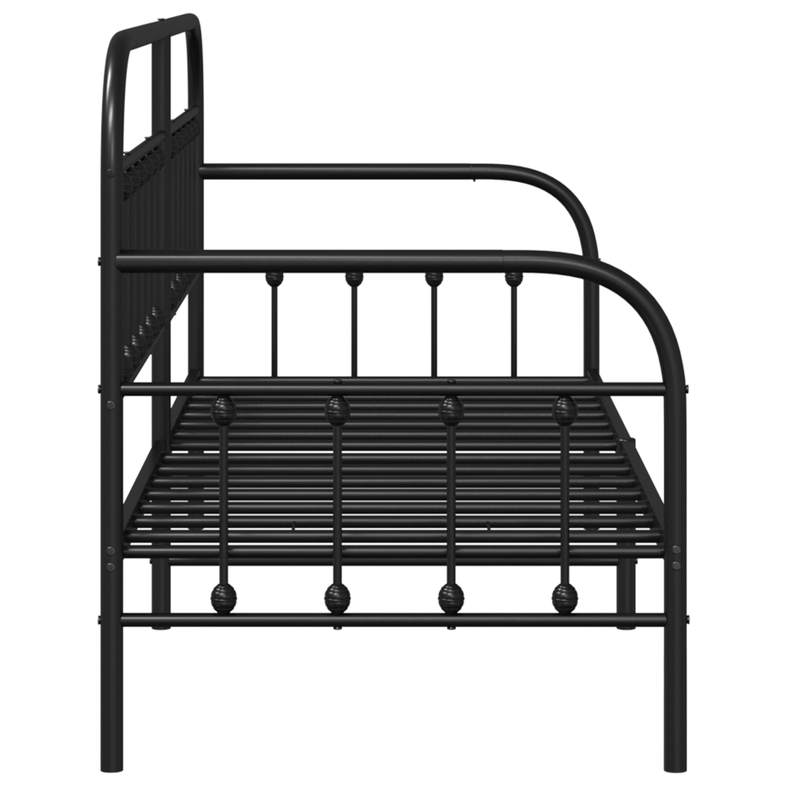 Bettgestell Tagesbett-Rahmen Metall Daybed Bettsofa Metallbett Schlafzimmerbett - Produktbild 5
