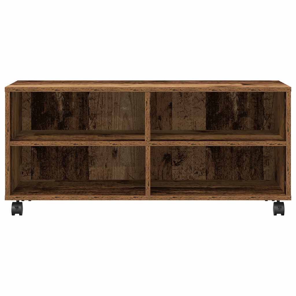 TV-Schrank mit Rollen Lowboard Fernsehschrank Fernsehtisch Holzwerkstoff - Produktbild 4