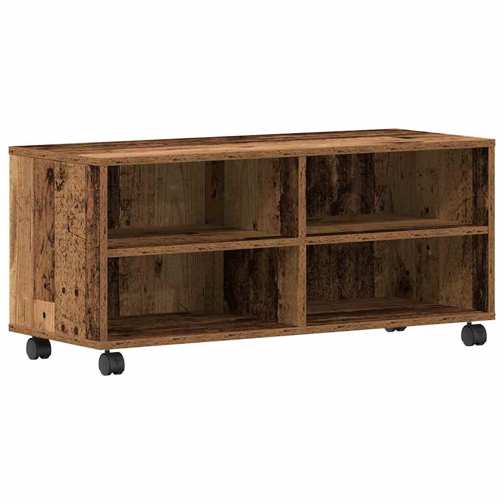 TV-Schrank mit Rollen Lowboard Fernsehschrank Fernsehtisch Holzwerkstoff - Produktbild 1