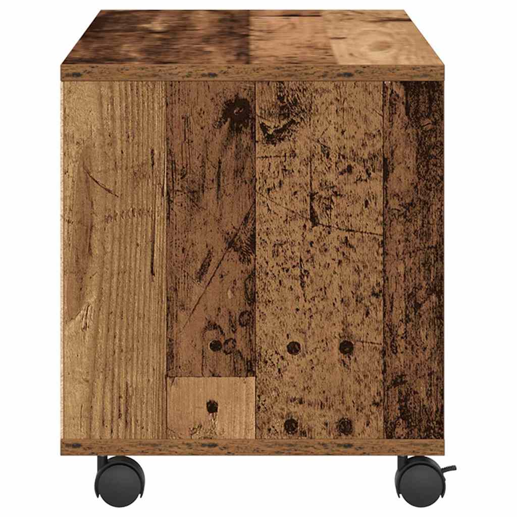 TV-Schrank mit Rollen Lowboard Fernsehschrank Fernsehtisch Holzwerkstoff - Produktbild 5