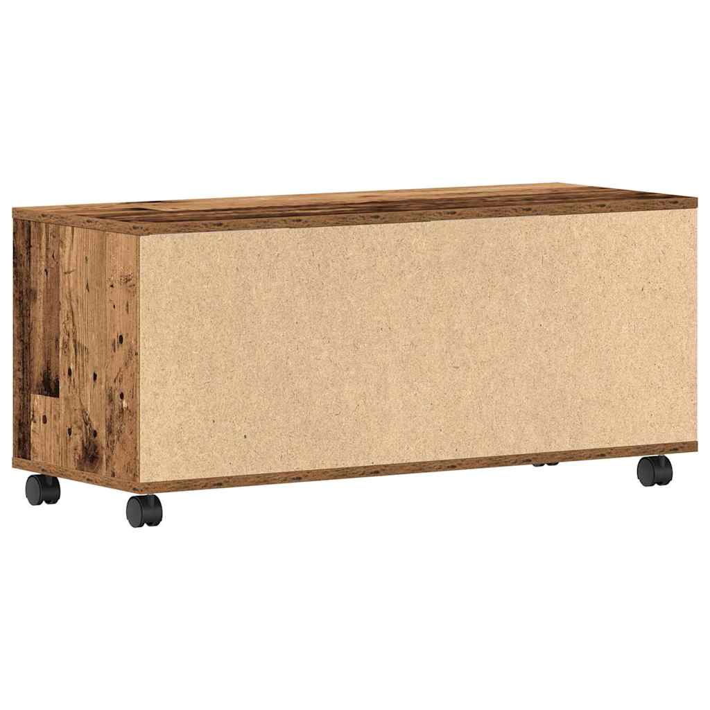 TV-Schrank mit Rollen Lowboard Fernsehschrank Fernsehtisch Holzwerkstoff - Produktbild 6