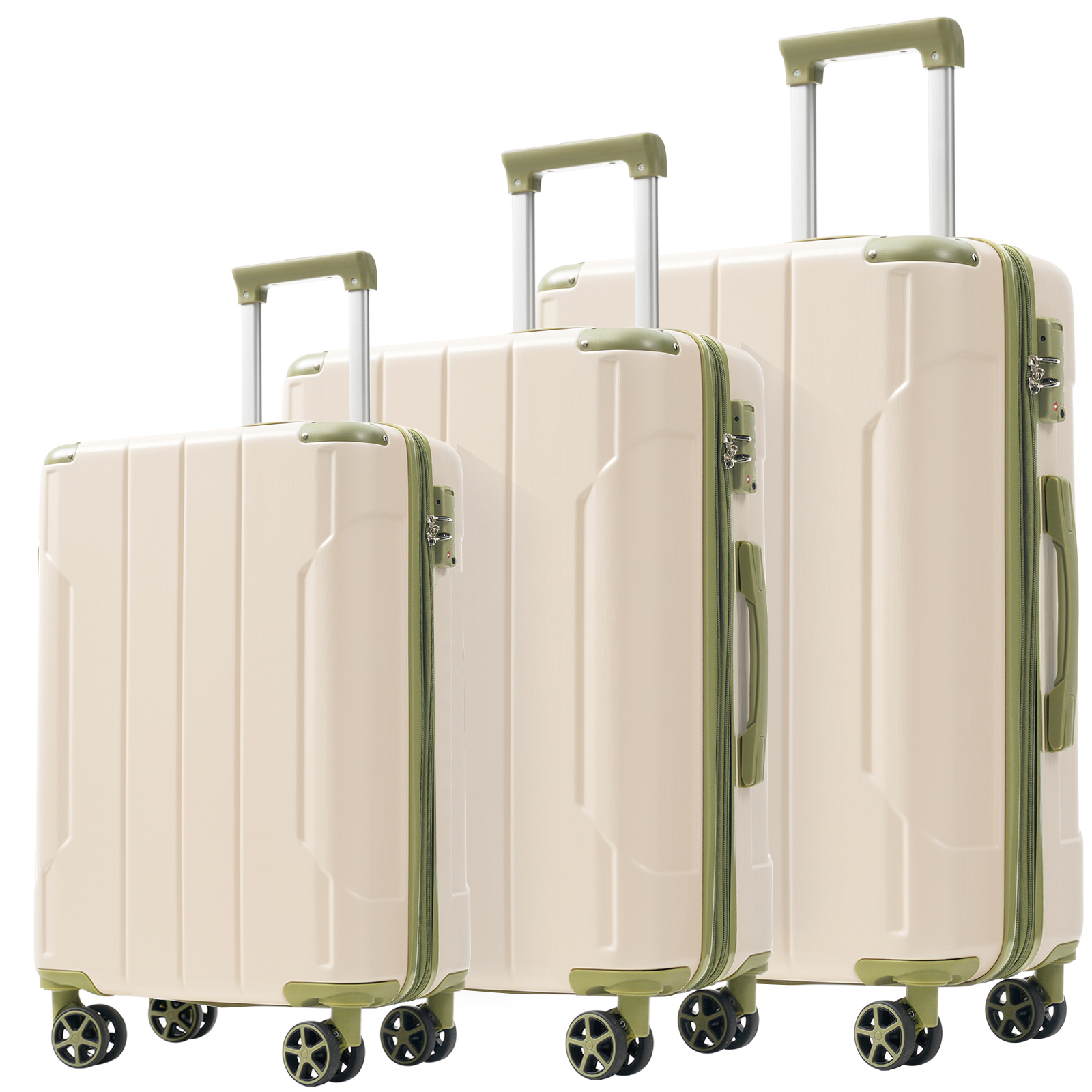 Hardshell Luggage Set Carry-on Travel Luggage Suitcase with TSA Lock 20/24/28”