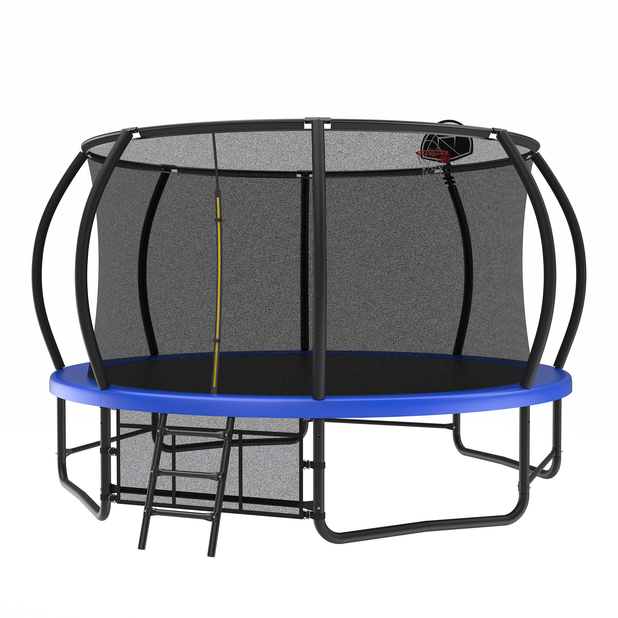 14ft Recreational Trampolines with Ladder ASTM Approval Adults Kids Trampoline