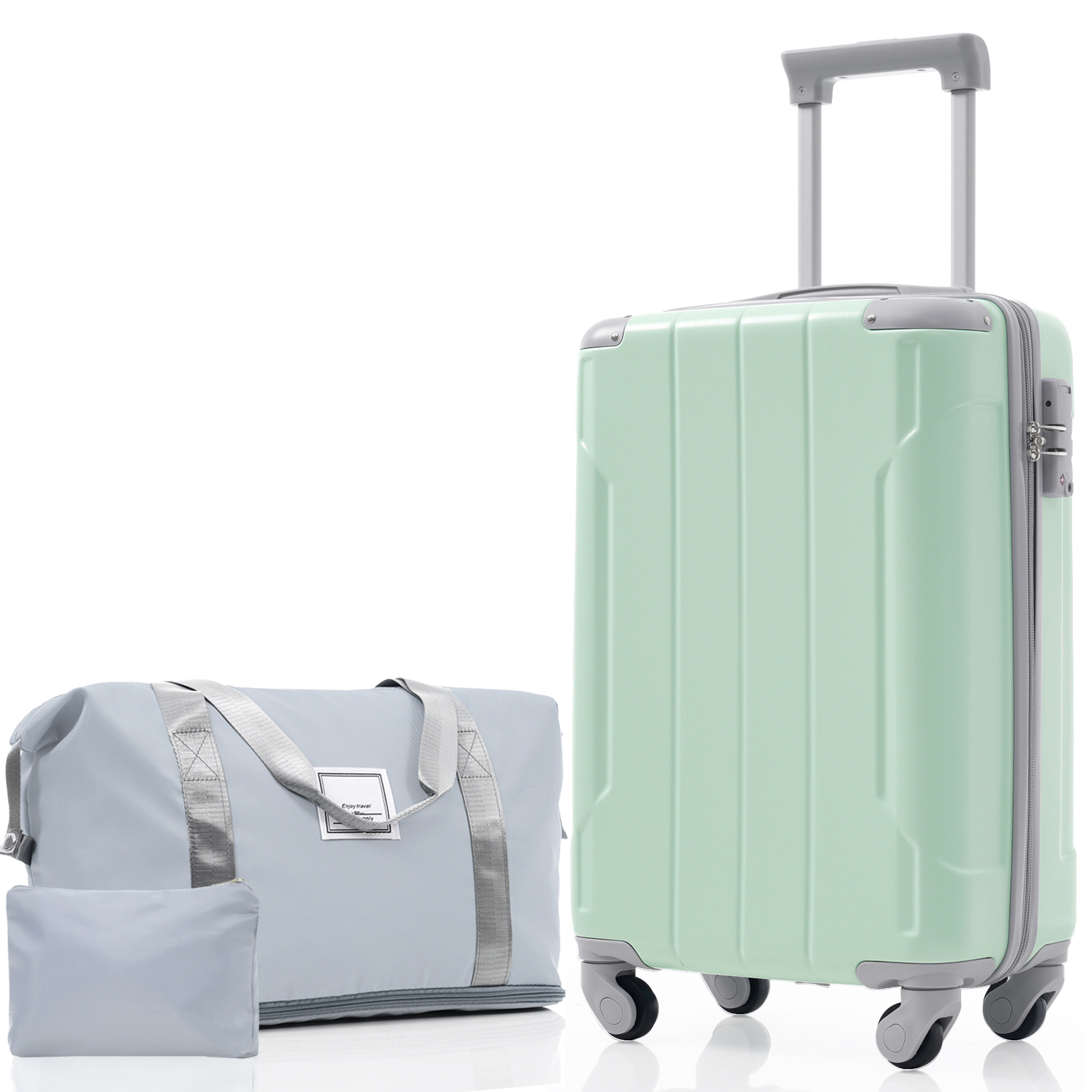 20 Inch Carry On Luggage Set 3 Piece w/ Spinner Wheels Busin