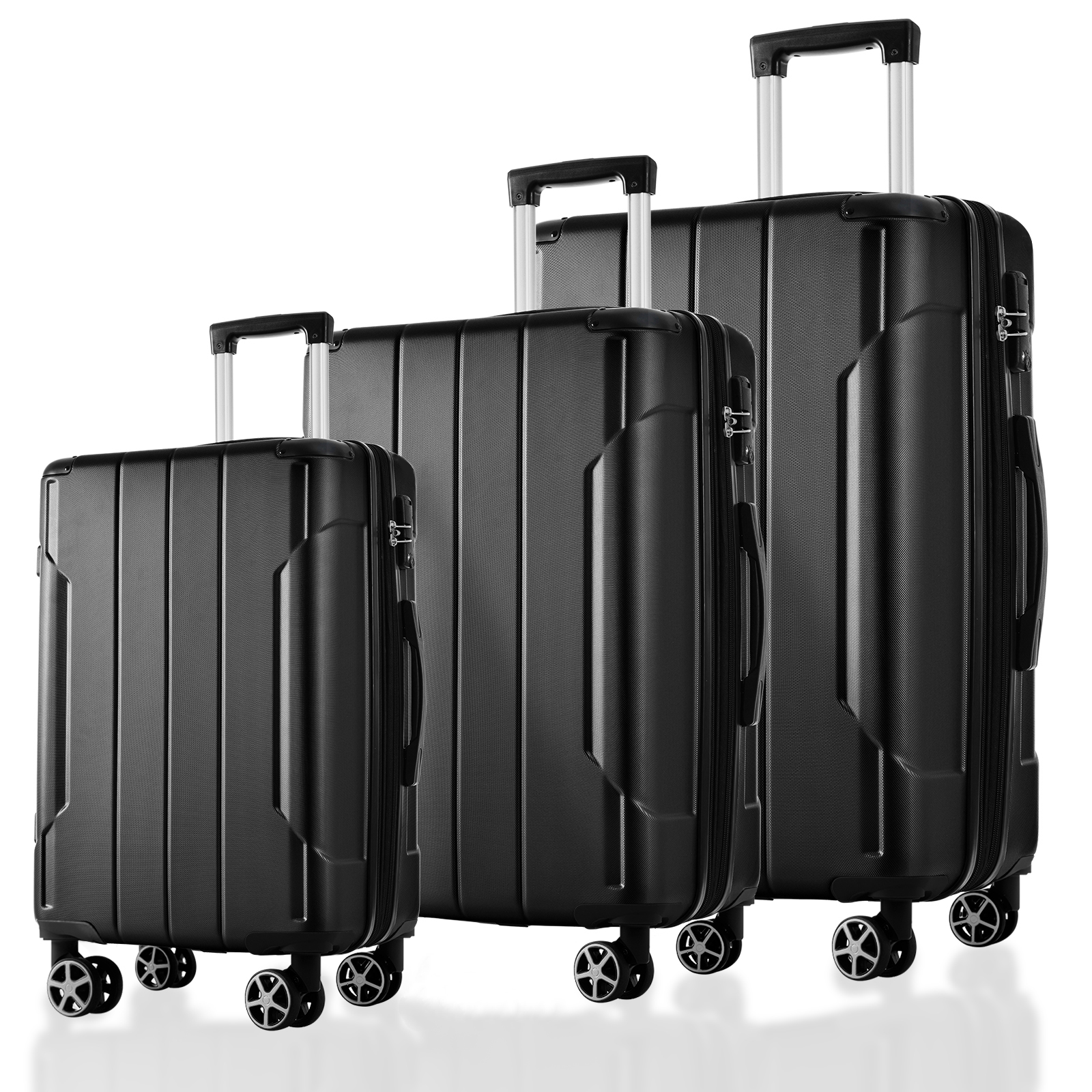 Hardshell Luggage Set Carry-on Travel Luggage Suitcase with TSA Lock 20/24/28”