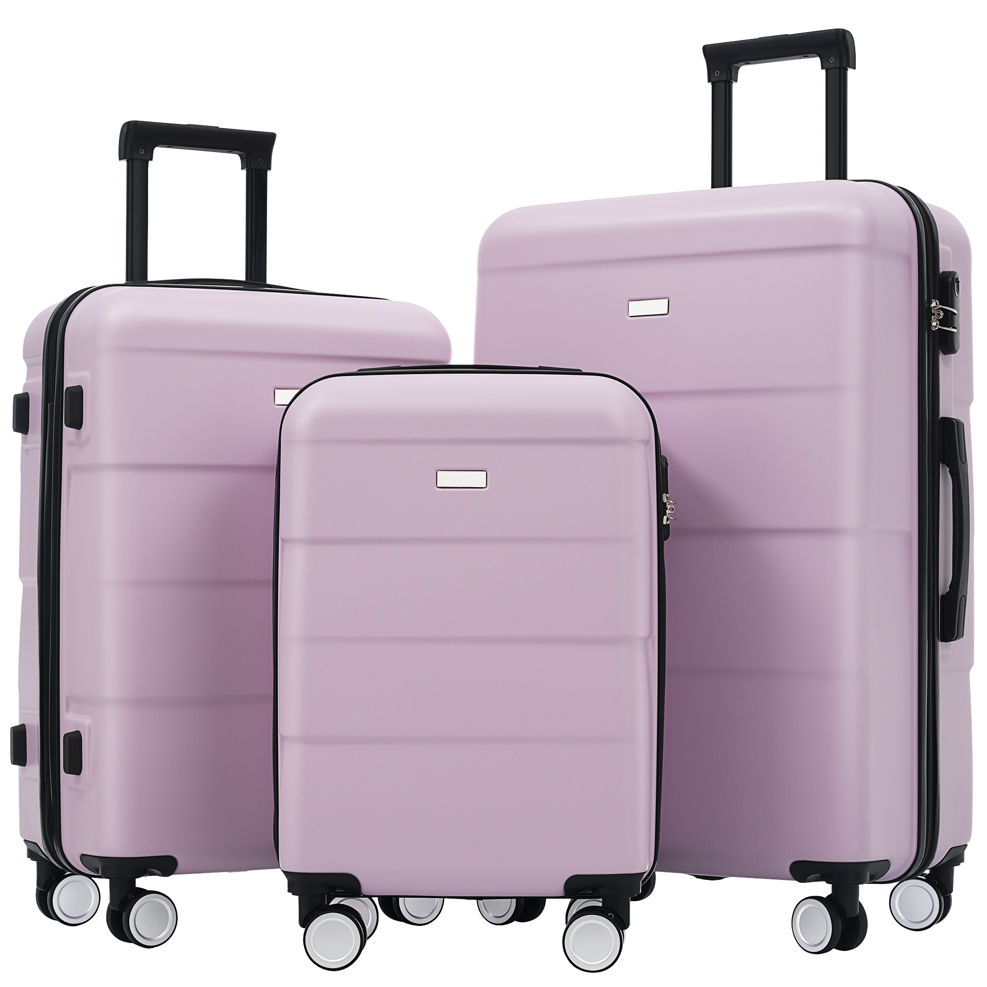 20″+24″+28″ Luggage Sets Hardshell Carry-On Luggage Durable Travel Suitcase New