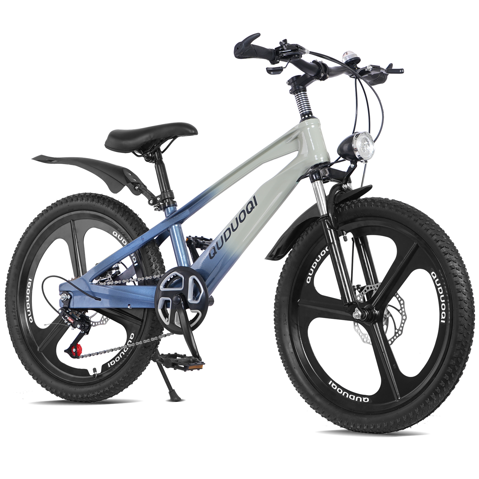 20" Boys Girls Beginner Kids Mountain Bike for Ages 8&ndash;12 7-Speed Youth Bicycle