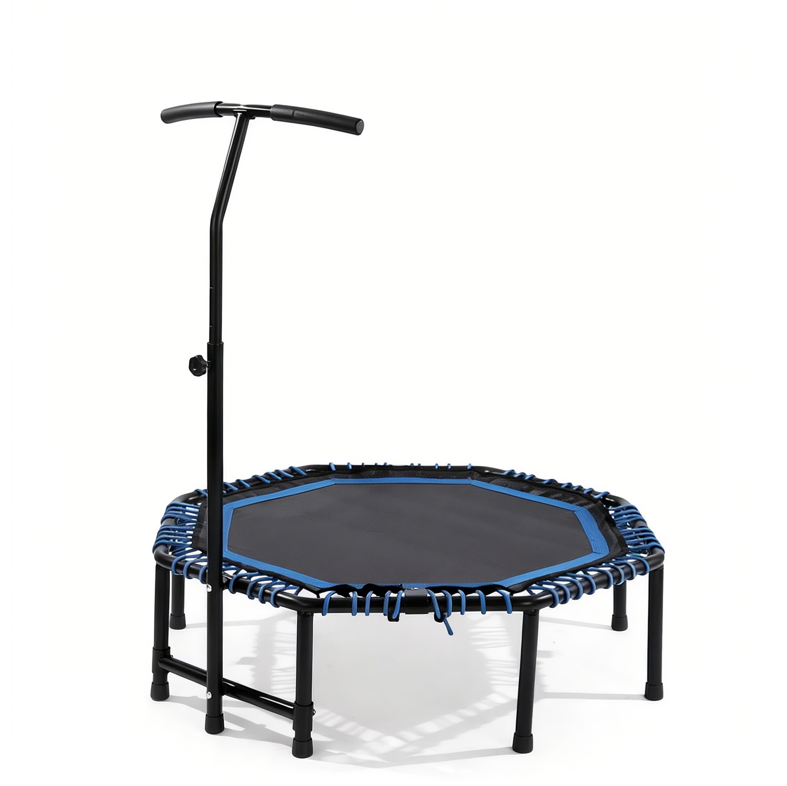 48″ Gym Mini Rebounder Trampoline for Adults Fitness with Adjustable Handle Bar