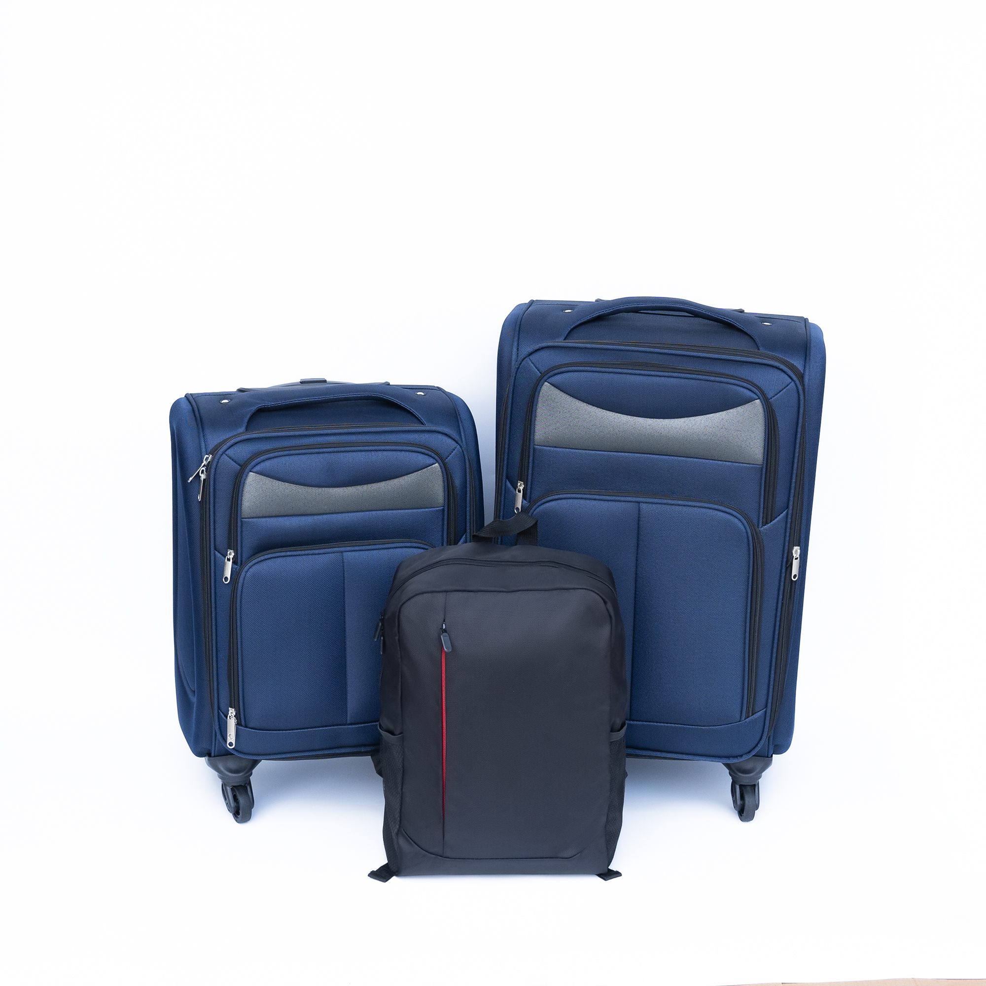 Luggage Sets 2 Piece Suitcase set Trolley Case without Password Lock + Backpack