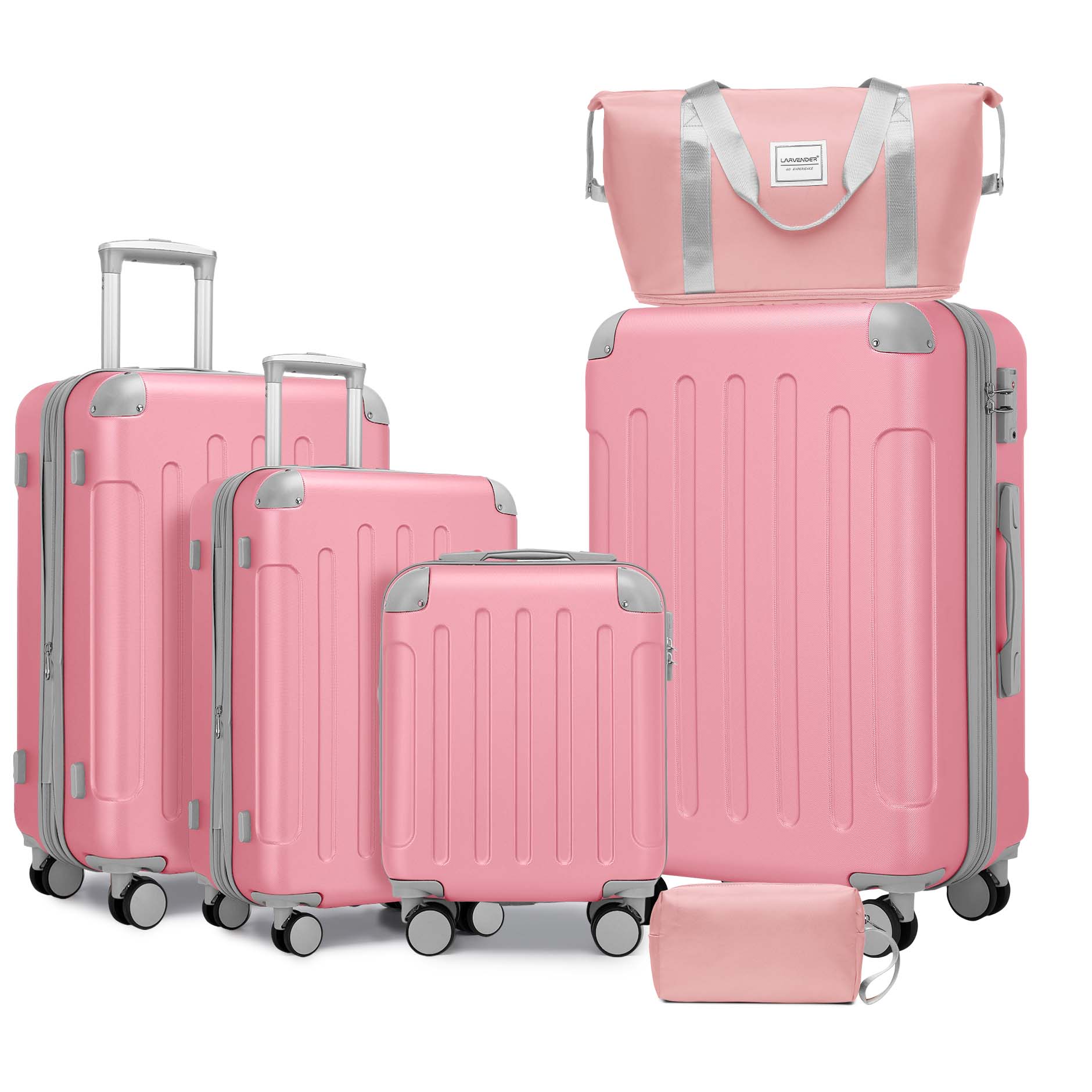 Sets 6 Piece With Duffel Bags Expandable Business Travel Sui