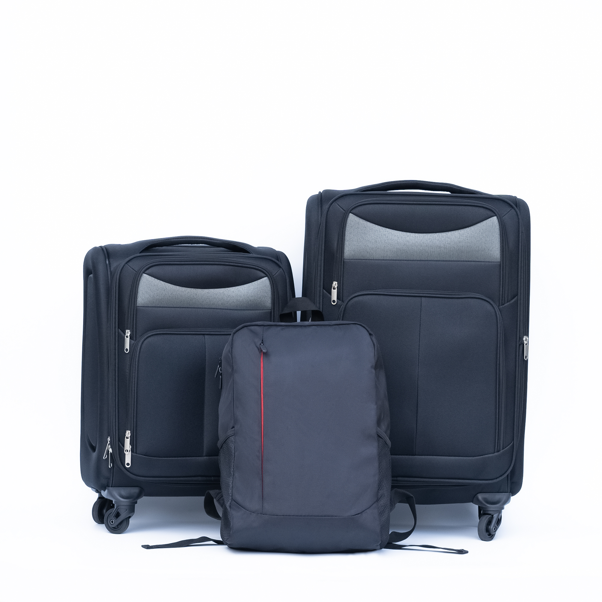 Sets 2 Piece Suitcase Set Trolley Case Without Password Lock