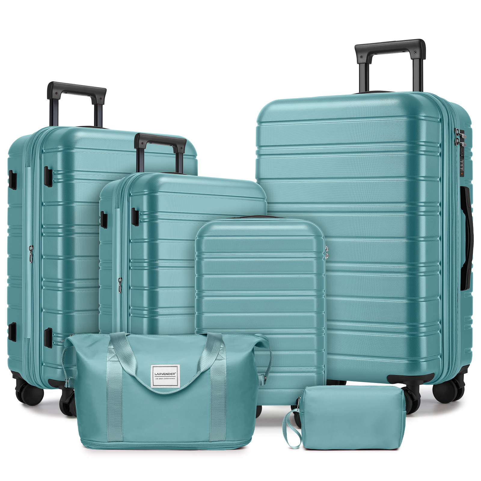 Sets Hardshell Suitcase Wheel Luggage With Duffel Bags
